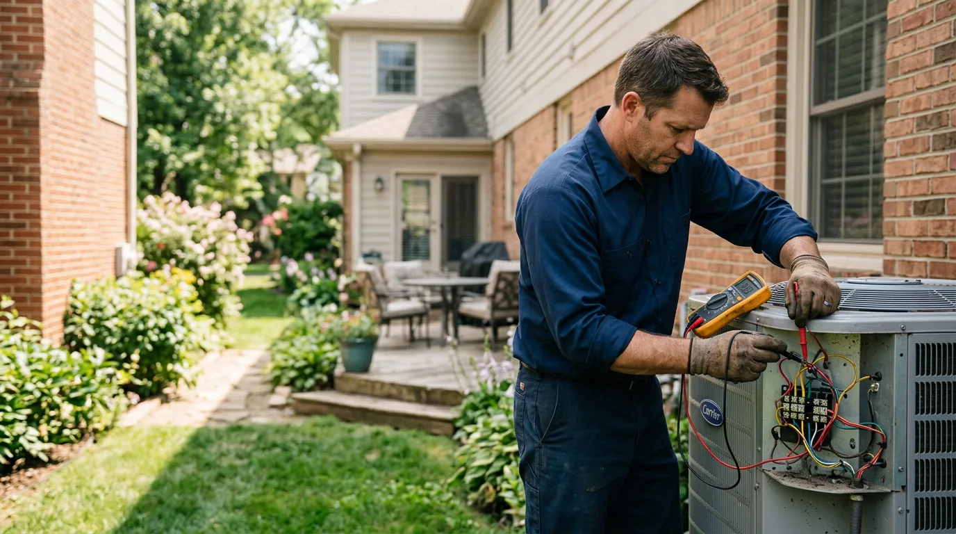 HVAC technician working near Poestenkill, NY